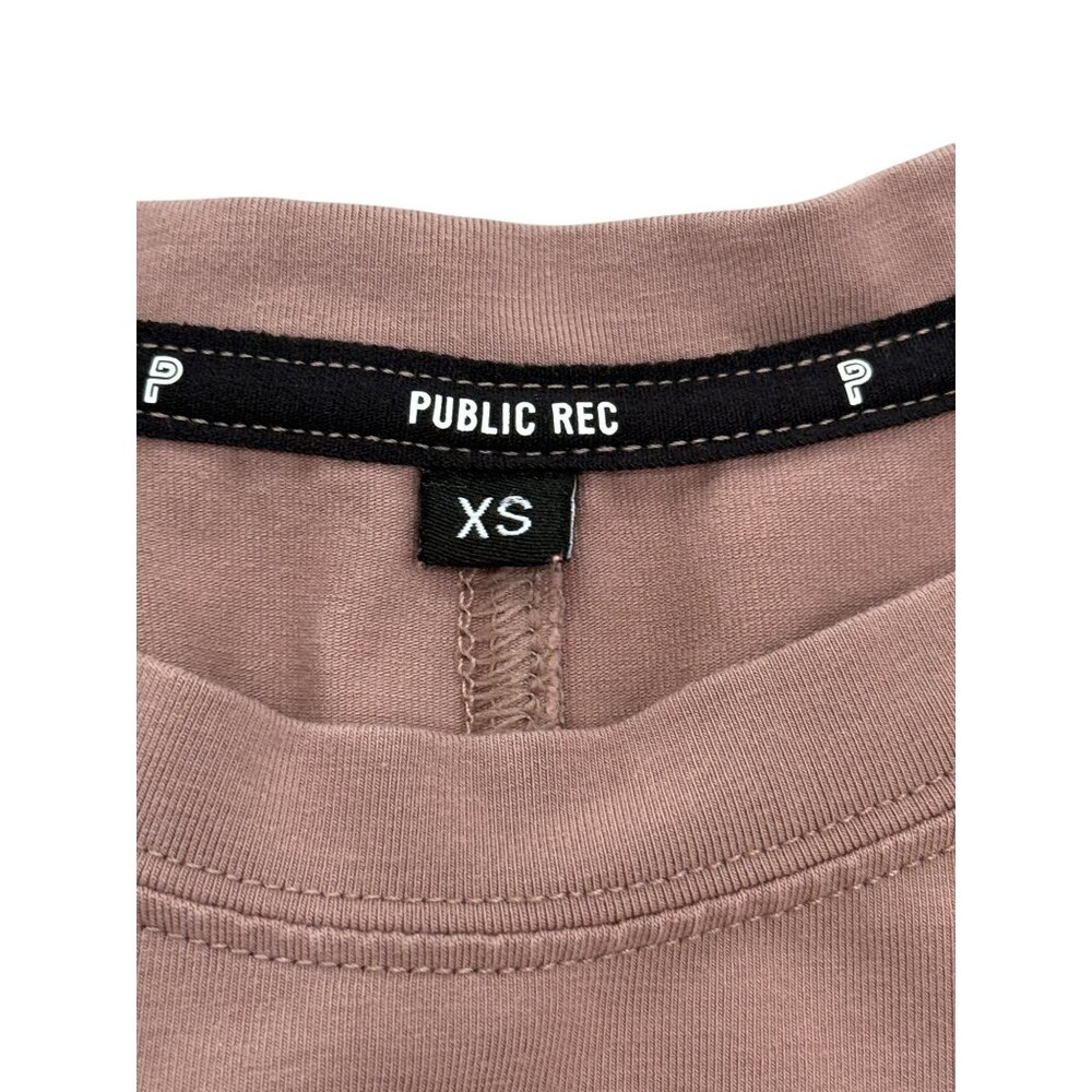 Public Rec Womens Size XS Midi Dress Sleeveless Stretchy Pink Mauve Pima Cotton - Picture 4 of 7